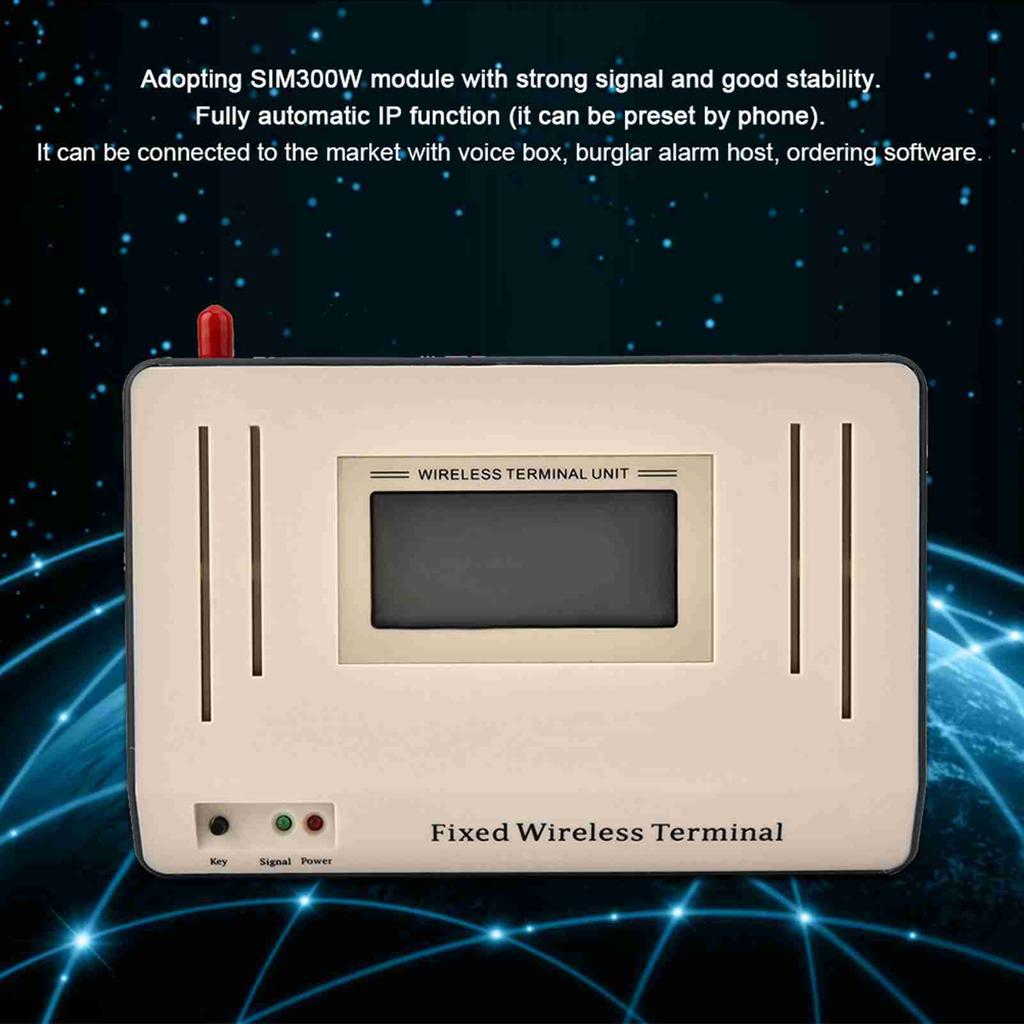 100‑240V GSM Recording Phone Fixed Wireless Terminal Support Alarm System