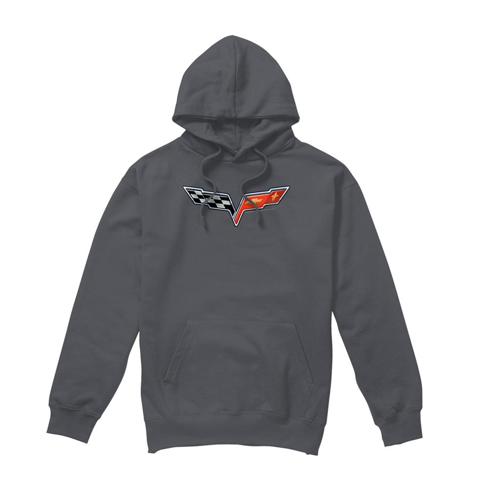 Chevrolet Unisex Adult The Vette Medallion Hoodie