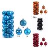Christmas Decor Ball Set With Plastic Ornaments For Festive Tree And Home Decoration