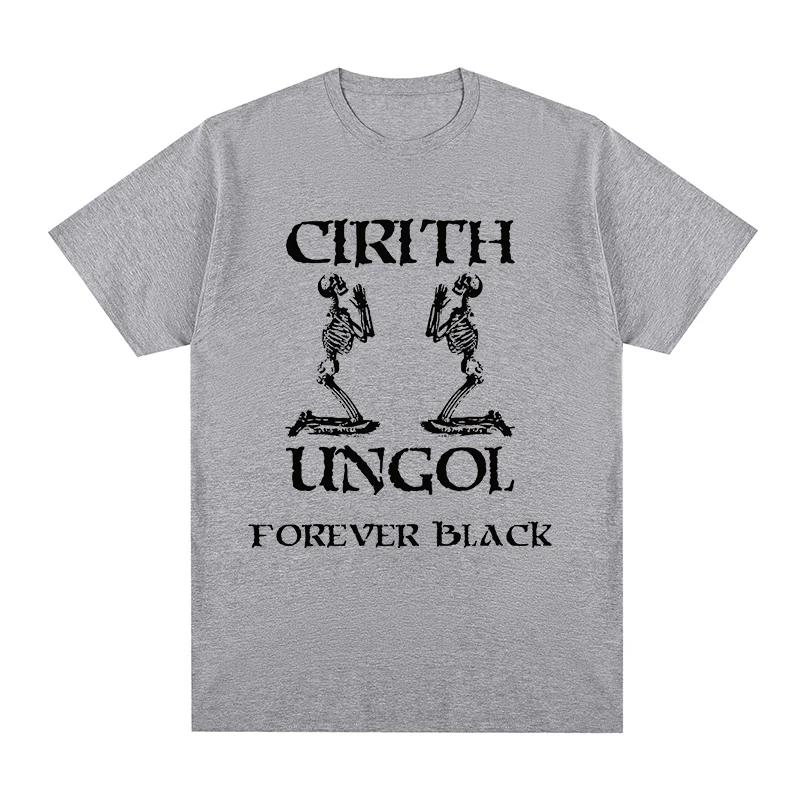 Cotton Men New TEE TSHIRT mens Tops Cirith Ungol Forever Black COUNTRY BAND SKULL Tshirt graphic men clothing tops funny cotton S