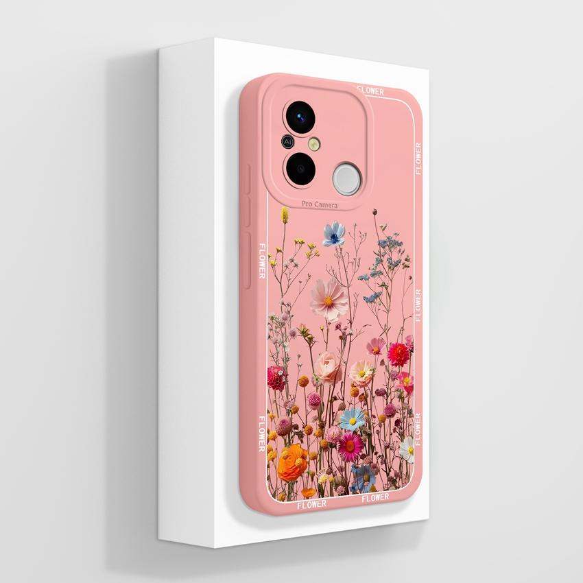 For Redmi 12C 13C 14C 10C 13R 14R 11A 15A Cute Cartoon Cat Phone Cover Liquid Silicone High Quality Anti Slip Durable Protective Case For Redmi Casing