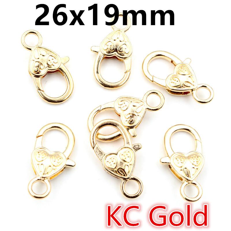 10pcs Snap Lobster Clasp Hooks Gold Silver Plated 5 Colors DIY Jewelry Making Findings for Keychain Neckalce Bracelet Supplies