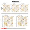 2pcs,2D Plane Printing Minimalist Curtains Golden Swirling Strokes Polyester (without Rod) Gifts Use for Bedroom, Living Room,