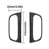 Fit For Tacoma Double Cab Carbon Fiber Interior Rear Door Pull Cover Trim