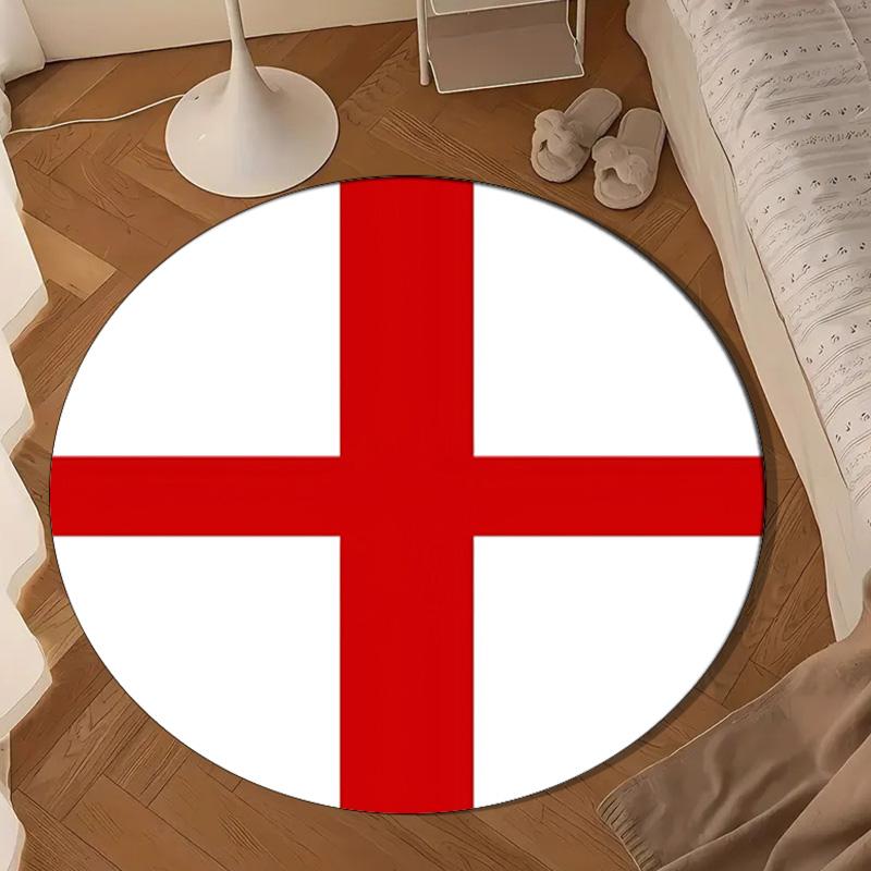 Scottish Flag Design Round Mat Home Decor, Chair Rug For livingroom,Bedroom, Doormat Home Decor Birthday Gift Christmas Gifts