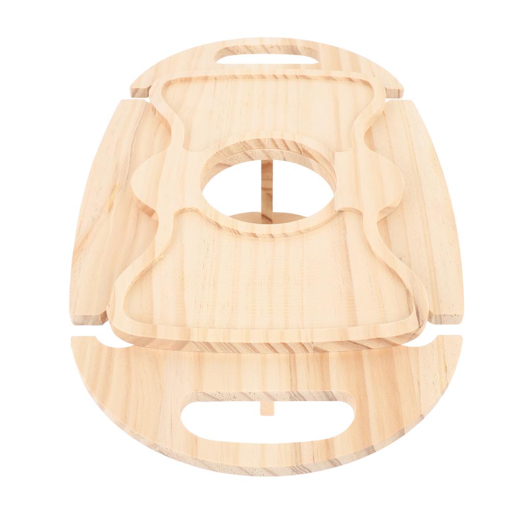 Portable Wine Picnic Table Wooden Beach Picnic Table Foldable Wine Desk for Camping Beach Parties Pi