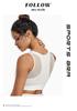 Women's Wireless Sports Bra - Front Zipper, Anti-Sag, Shockproof, Plus Size, Beautiful Back Design for Fitness and Running