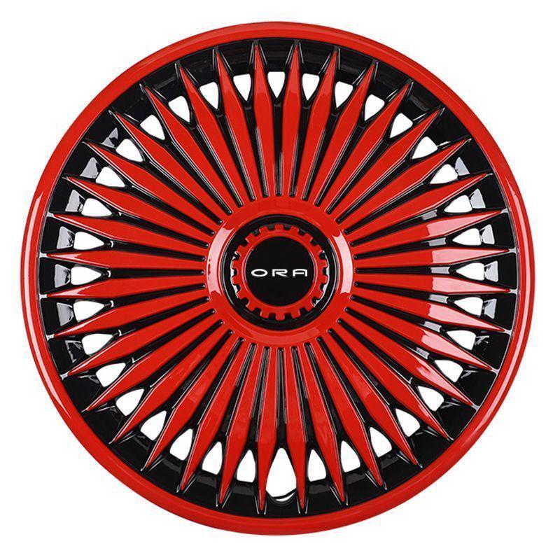 15-Inch Wheel Cover for Great Wall ORA R1 Black/White Cat Iron Hubs