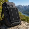 Portable Monocrystalline Type C Solar Board, 6W 5V PET Laminated Design With Tie-On Eyelets for Emergency Reserve Energy and Daily Carry