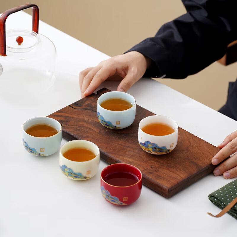 Zhuijia Qianli Jiangshan Ceramic Master Teacup Gift Box
