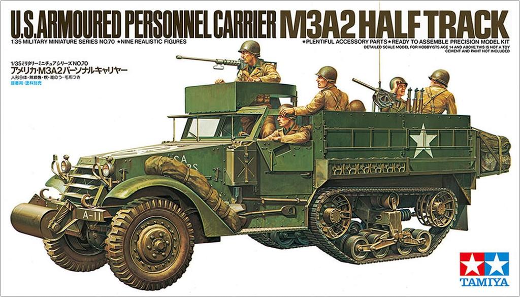 Tamiya Military Miniature Series 70 American M3A2 Personal Carrier Plastic Model 35070 1/35 No.