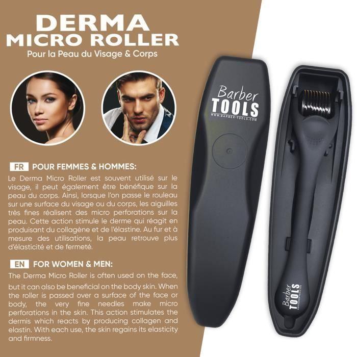 Derma Micro Roller - 540 micro-aiguilles en titanes/Hommes & Femmes