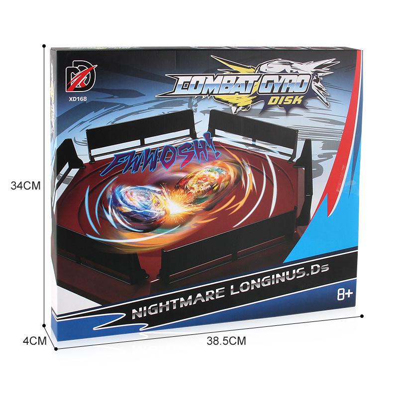 33cm Metal Fusion Toys Stadium Set Arena Storage Box Toy SPINNING TOP 4d Entertaining Play Safe Kid Friendly Fun