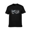 Whales and Baby Whales TShirt Work Utility Short Sleeve Shirt
