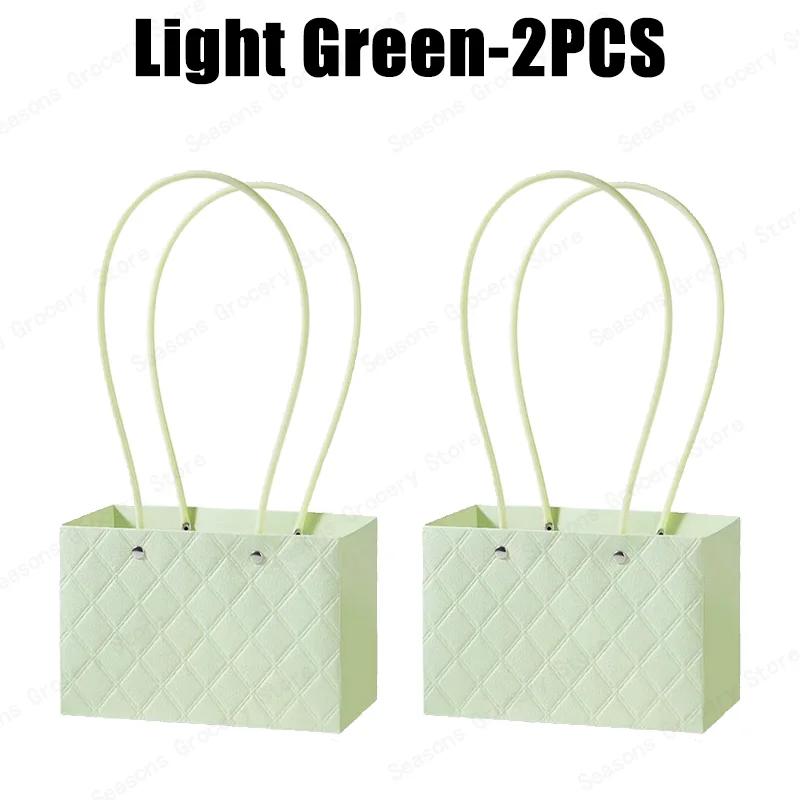 2026 New Reusable Waterproof Flower Tote Bag Eco Friendly Wedding Party Favors Gift Box Portable Bouquet Packaging Decorations