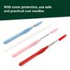 Pack Of 4 Punching Needle Embroidery Pen 2.5/3/3.5/5.0mm Needle Head for Beginner Hobbyists Embroidery Stitching Craft