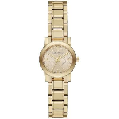 BU9227 Gouden Roestvrij Staal Analoog Kwarts Dameshorloge