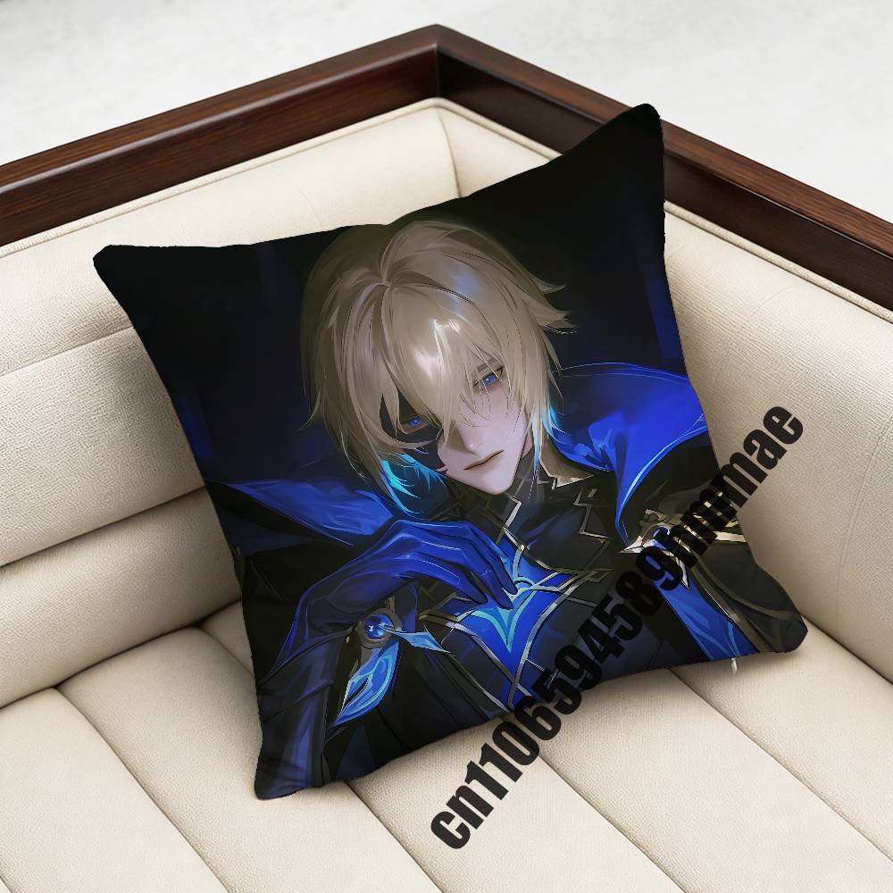 For Dainsleif Genshin Impact Throw Pillow Case Sham 45X45Cm 40X40Cm Square Car Pillowcase Pad Cushion Cover