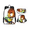 Bloons TD 6 Backpack Pen Bag Shoulder Bag 3Pcs Set New Trendy Game Printed Kindergarten Boys and Girls