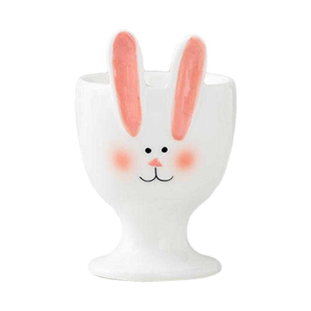 Lustiger und kreativer Keramik-Eierhalter für Schreibtischaufbewahrung, Dekoration, Eierbecher und Geschirr