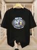 Unisex T-shirt Boys' and Girls' Agartha Underground World Meme T-Shirt Fun Printed Streetwear Gift, Street Style Fa
