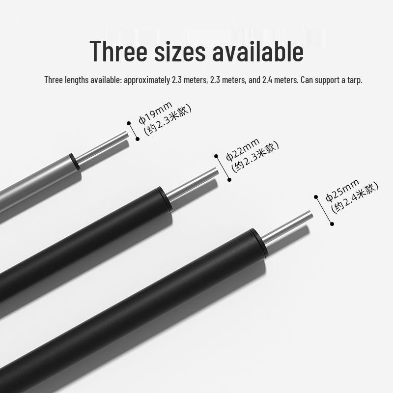 Heavy-Duty Outdoor Tent Support Iron Canopy Poles for Camping