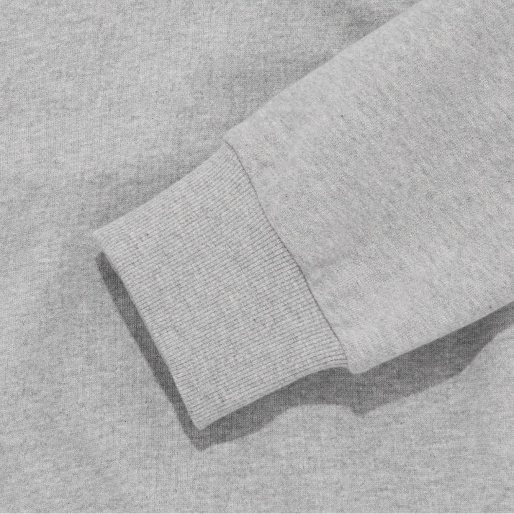 The North Face Nm5pq50j White Label Dome Logo Hoodie Pullover Melange Grey