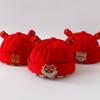 Infant Red Birthday Hat: Festive Spring/Autumn Toddler Cap for Babies