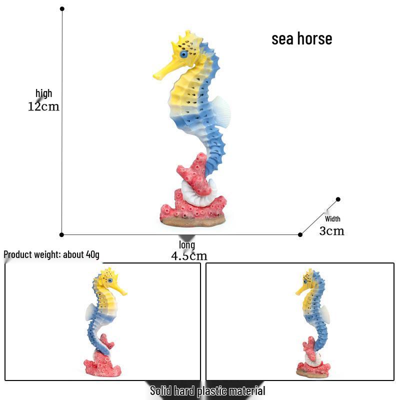 Marine Animal Fish Model Toy: Salmon, Largemouth Bass & Tuna for Aquarium Decoration