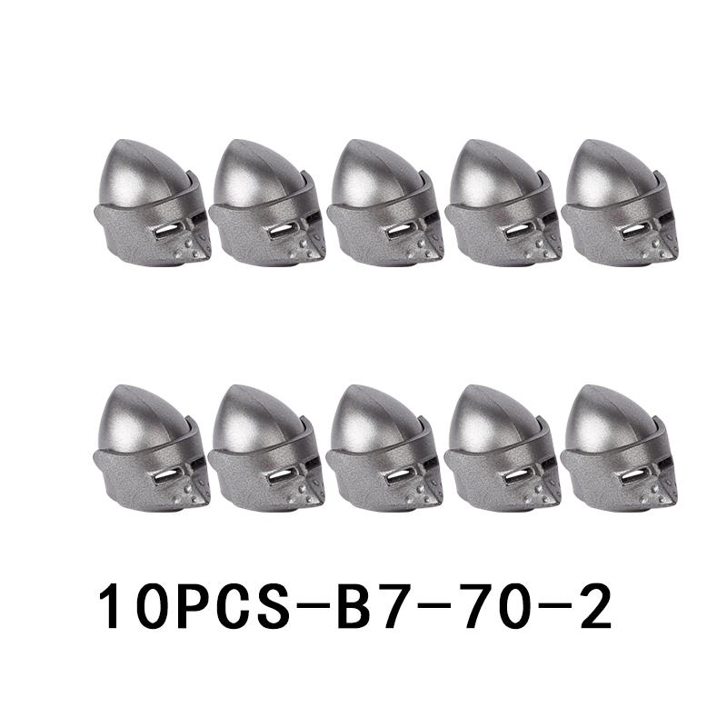 Mittelalterliche Militärburg Ritter Rüstung Bausteine Schulterpanzer Rüstungszubehör Roter Löwe Schwarzer Adler Waffensteine Spielzeug