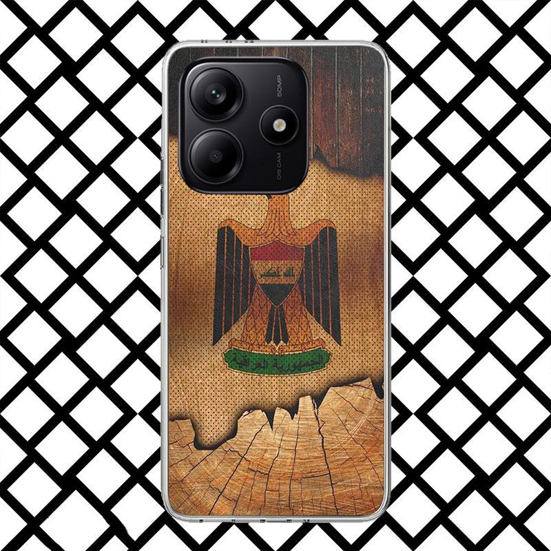 

Iraqi Iraq Flag Phone Case for Xiaomi Redmi Note 15 14 14S 13 12 12S 11 Pro Plus 11E 11T 11S 10S 5G Soft Cover Fundas Redmi Note Note 12 Pro Plus