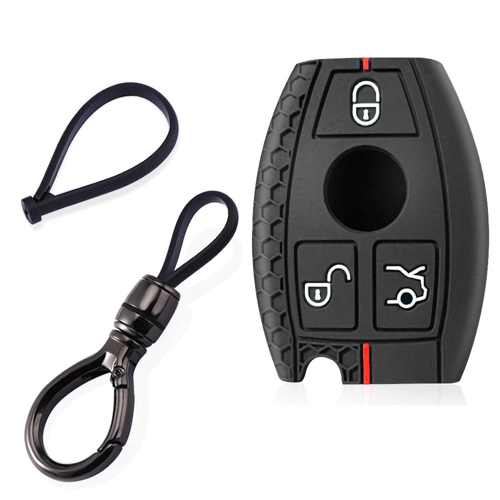 2/3buttons For Mercedes Benz W251 W463 W205 W176 W213 W204 W212 W177 GLK GLC CLA AMG A B R C E S G Class Silicone Car Key Case SL6