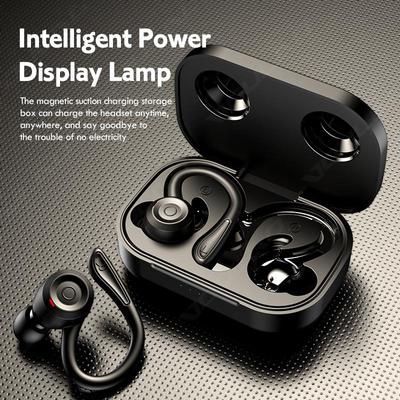 Bezdrátová Bluetooth sluchátka Sportovní Vodotěsná Sluchátka TWS Bluetooth 5.1 HiFi Stereo Sluchátka Sluchátka s potlačením hluku S mikrofonem