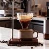 360° Rotatable Height Adjustable Metal Drip Stand - Silver Luxury Vintage, Coffee Tea Dual - Use Filter Holder