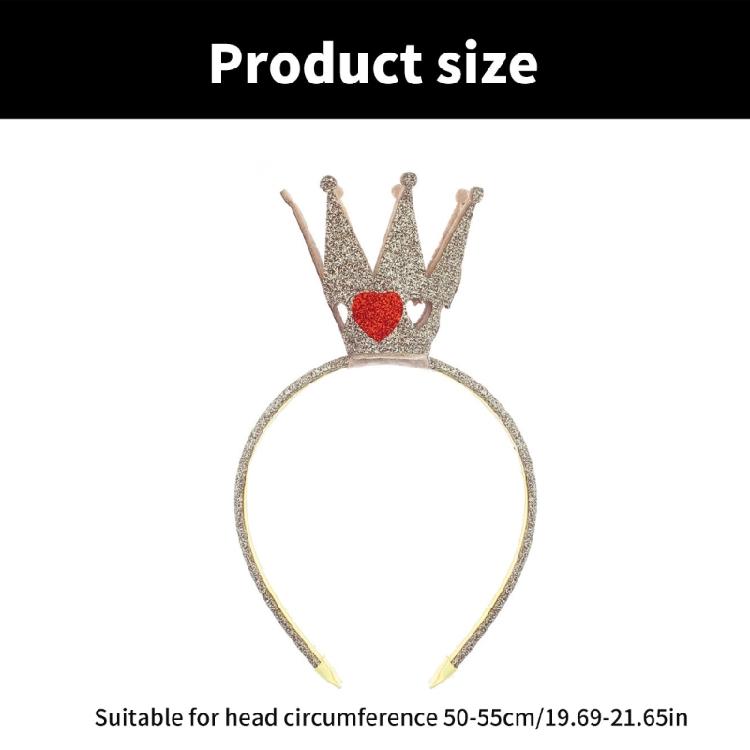 Sparkling 3D Crown Hairhoop for Women Kids Princess Hairband All Ages Birthday Party Accessories Hollowed Tiaras Headband
