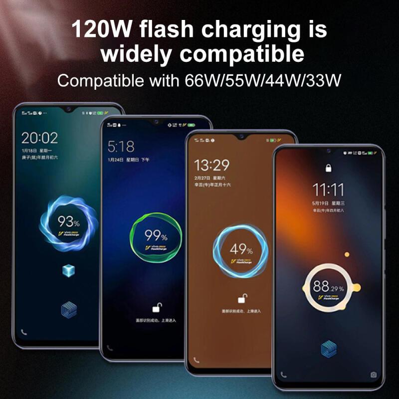 HdoorLink PD 120W 10A Super Quick Charging Type C Data Cable USB To USB C High-speed Data Transfer Mobile Phone Wire Cord for VIVO IQOO