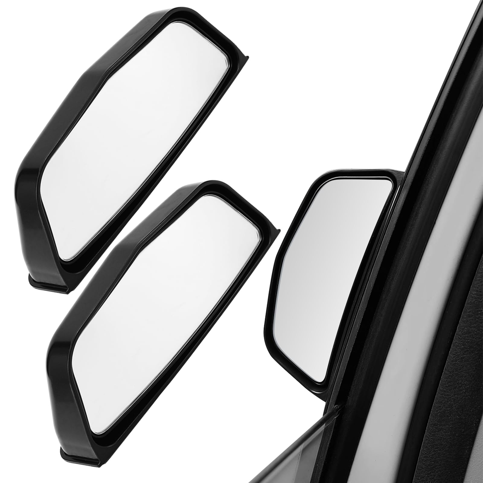 

Veenkeny Side Mirror, Auxiliary Mirror, Set of 2, Car Blind Spot Mirror, Car Side Approximately 126×48×46