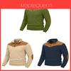 Vintage European Style Mens Half Zip Stand Collar Sweatshirt With Polyester Fabric For Casual Wear
