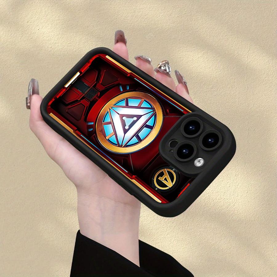 Handyhülle für iPhone XS Max 15 16 14 Plus 16e XR 17 Air 13 12 11 Pro Max Weiche Hülle Marvel Ironman Sipiderman