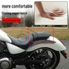 Black Leather Rear Seat Cushion for Victory Judge 2003-2017 Motorcycle