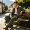 Men's Casual Cargo Pants Straight Leg Long Pants for Everyday Wear