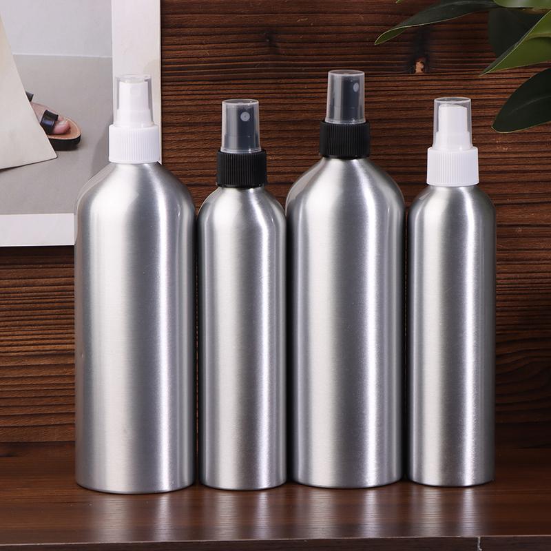 30/50/100/120/150/250/500Ml Empty Aluminum Spray Bottle Cosmetic Bottle Mini Metal Atomizer Bottles Travel Size For Cosmetics