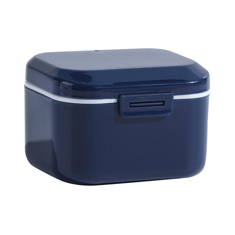 Denture Bath Storage Box Fake Teeth Orthodontic Retainer Case Mouth Guard Container Plastic Organizer Oral Hygiene Tools