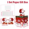 Christmas Money Box Merry Christmas Decorations for Home 2025 Navidad Santa Claus Cash Pull Box Xmas Ornament New Year Gift 2026