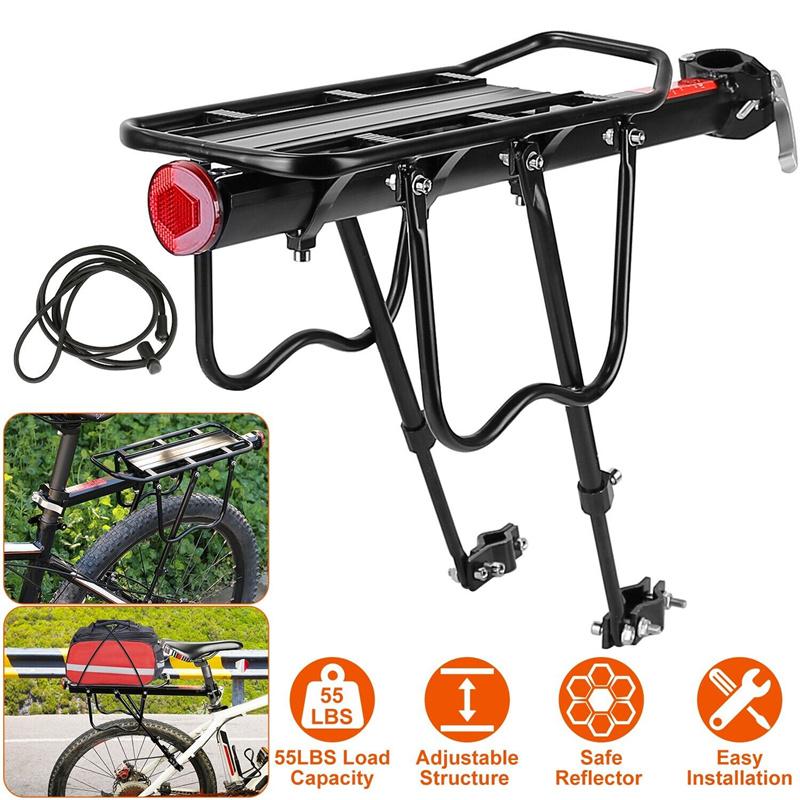 Fahrrad Gepäckträger Hinten Regal Aluminium Legierung Radfahren Fahrrad Zurück Gepäck Träger Rack Quick Release Mtb Road Fahrrad Sitz Halterung