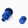 4 pièces / set Valve d'air universelle pour pneu tubeless de roue de moto et de voiture, bouchons d'air pour tige de valve de pneu, tige de valve d'air en métal aluminium VR-WR11