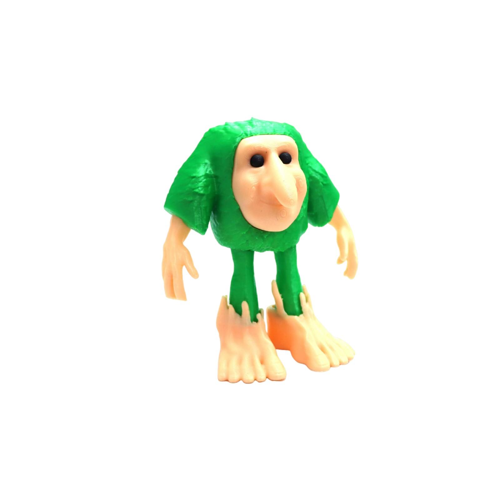 

3D-печатные подвижные руки Деревянные человечки One Size зелёный