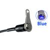 LED Motorcycle Switch ON+OFF Handlebar Mount Aluminum Alloy Waterproof 12V Fog Light Lamps Motorbike Horn Push Button Switch