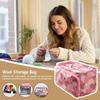 Yarn Bag And Crochet Tote 3 Holes Design Lightweight Yarn Storage Waterproof Yarn Organizer Yarn Bag Knitting Accessory