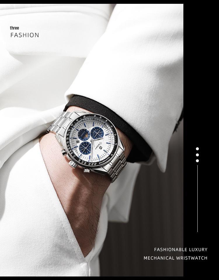 Durenwei Super Ba Men's Automatic Luminous Waterproof Mechanical Wristwatch